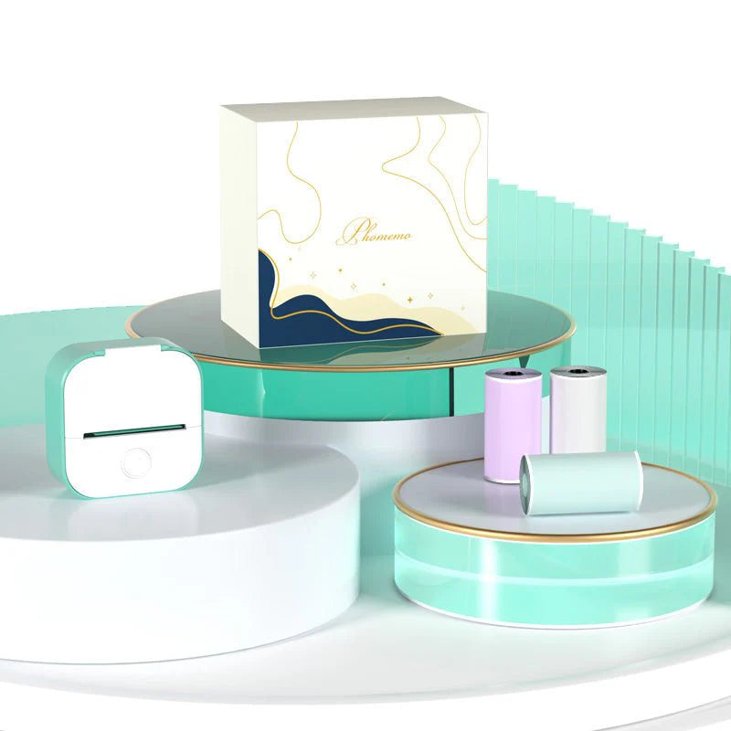 Typeco MiniPrint - Bærbar Bluetooth Klistremerke Printer